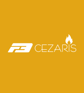 Логотип Cezaris