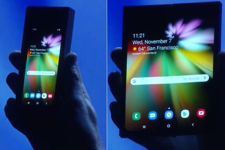 Samsung показала прототип смартфона