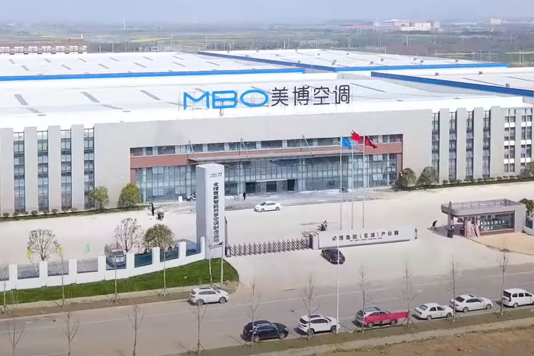 Завод кондиционеров MBO (Meibo) в Китае