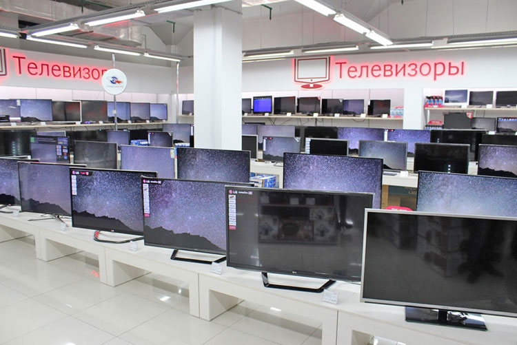 телевизоры в магазине